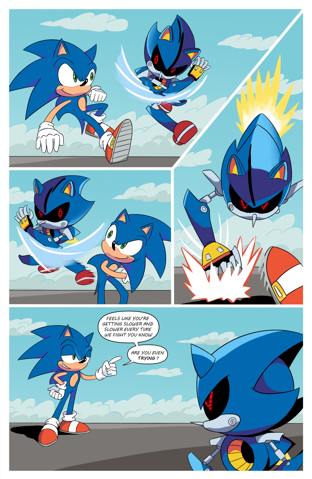 Sonic Frenzy Issue 1 - Read Sonic Fan Comic Online